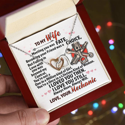 Mechanic'S Wife - Interlocking Heart Necklace Interlocking Hearts Necklace