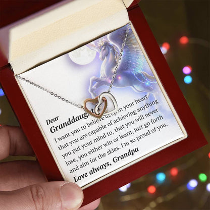 Pegasus Necklace From Grandpa Interlocking Hearts Necklace