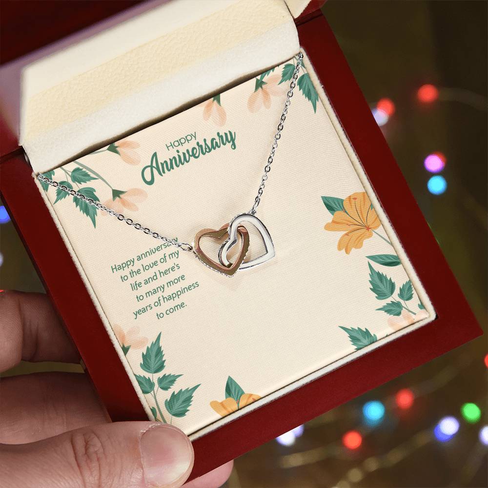 Love Of My Life - Interlocking Hearts Necklace