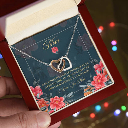 Mother'S Day Gift - Unconditional Love - The Interlocking Heart Necklace Interlocking Hearts Necklace