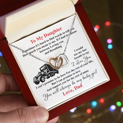Trucker'S Daughter - Interlocking Heart Necklace Interlocking Hearts Necklace
