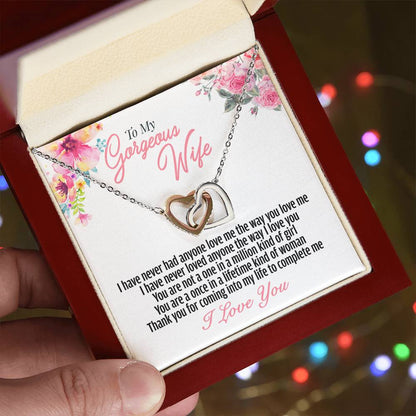 Once In A Lifetime Interlocking Hearts Necklace