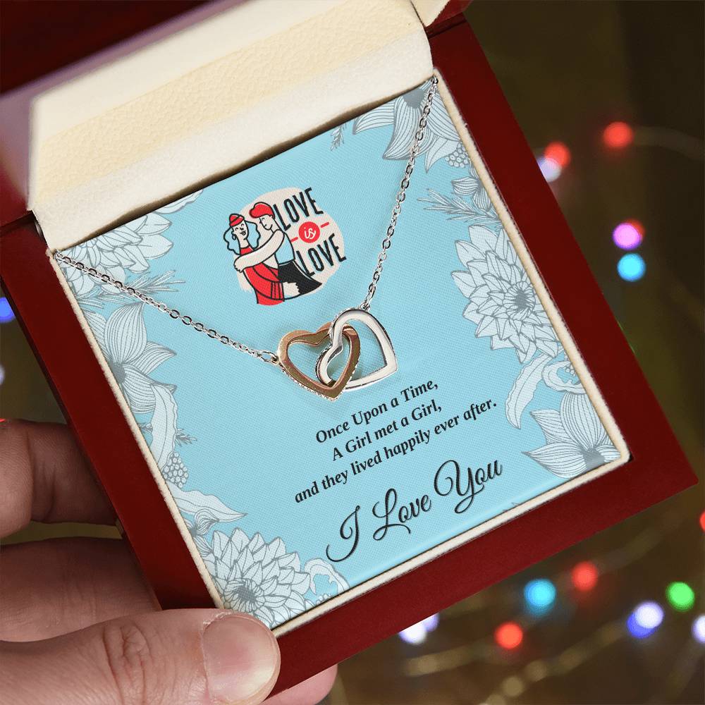 Interlocked Hearts - Once Upon A Time - Love Is Love Interlocking Hearts Necklace
