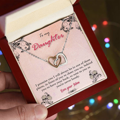 Interlocking Hearts Necklace - Promise