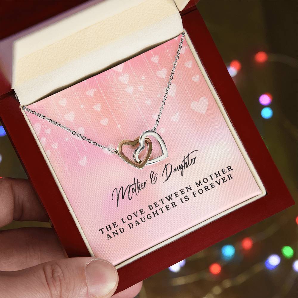 Mother & Daughter - Interlocking Heart Necklace Interlocking Hearts Necklace