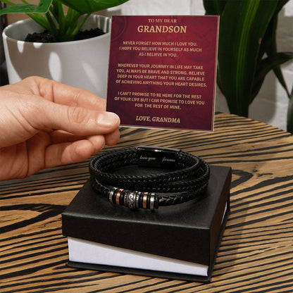 Bracelet Grandson Gift - Love You Forever Bracelet