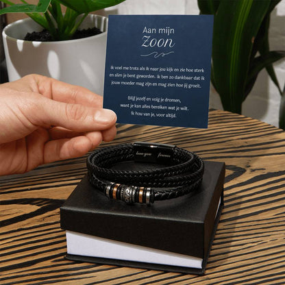 Zoon - Dankbare Moeder - Armband - Love You Forever Bracelet