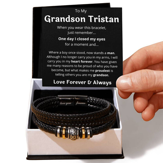 Grandson Bracelet Tristan - Love You Forever Bracelet