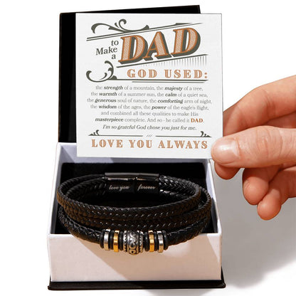 To Make A Dad Forever Love Bracelet - Love You Forever Bracelet