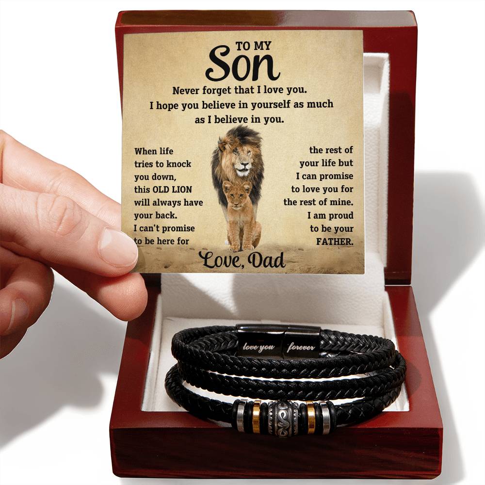 To My Son Bracelet - Love You Forever Bracelet (1)