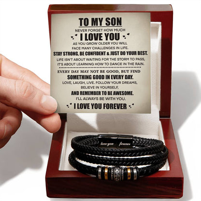 To My Son - I Love You Forever Gifting Set - Love You Forever Bracelet