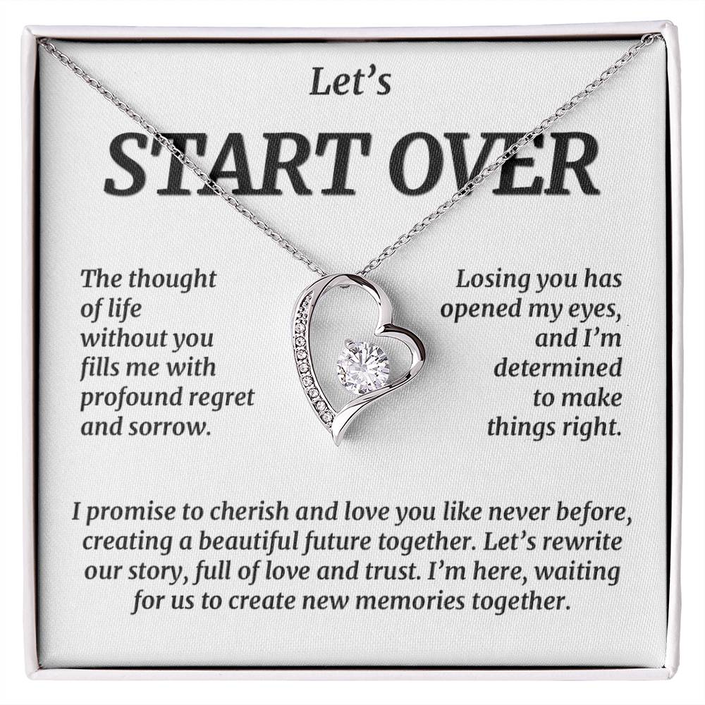 Let'S Start Over, Forever Love Necklace Forever Love Necklace