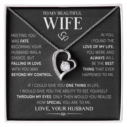 Gift For Wife Meeting You Was Fate Necklace Forever Love Necklace