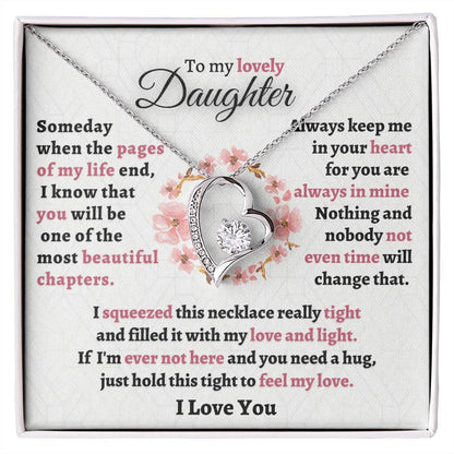 Gift For Daughter - Feel My Love Forever Love Necklace
