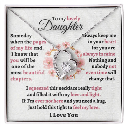 Gift For Daughter - Feel My Love Forever Love Necklace