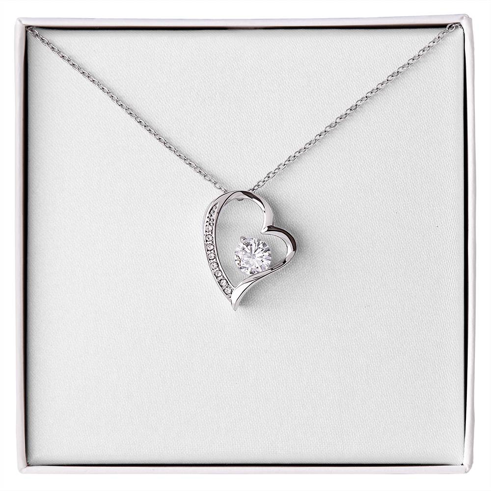To My Daughter - The Proudest Moment Forever Love Necklace