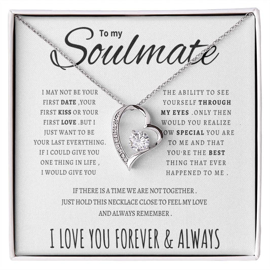 To My Soulmate  Forever Love Necklace Forever Love Necklace