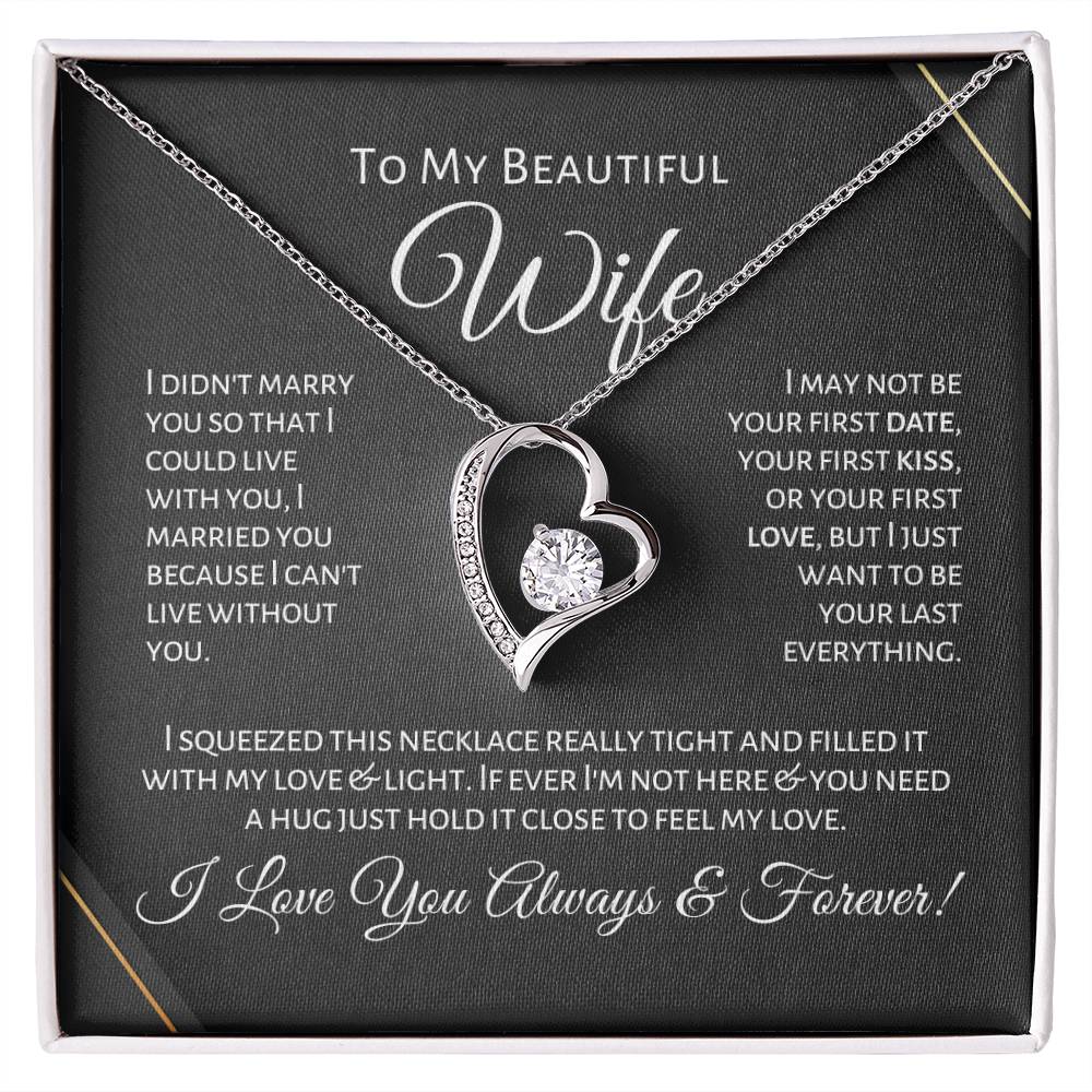 To My Beautiful Soulmate - Love & Light - P1C Forever Love Necklace
