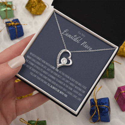 The Forever Love Necklace To My Niece Forever Love Necklace