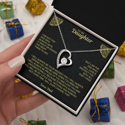 My Dearest Daughter Necklace Forever Love Necklace