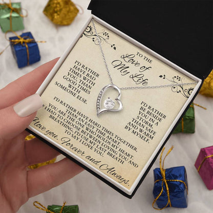 Forever Love Of My Life Necklace Forever Love Necklace