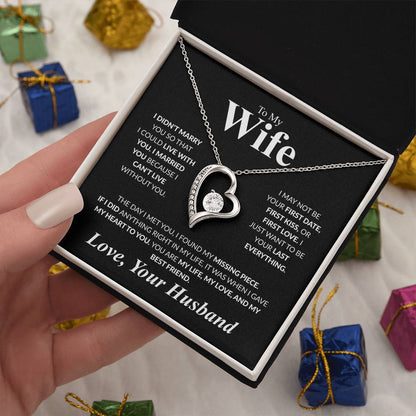 To My Wife Forever Love Necklace