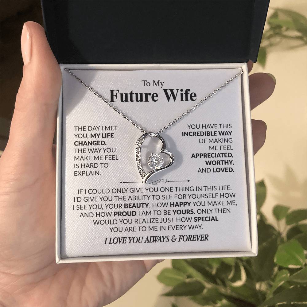 To My Future Wife Forever Love Necklace