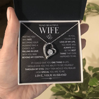 Gift For Wife Meeting You Was Fate Necklace Forever Love Necklace