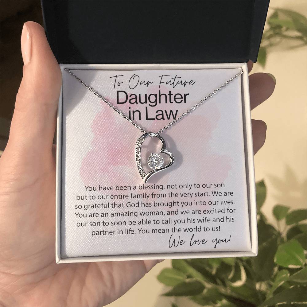 To Our Future Aughter In Law Forever Love Necklace