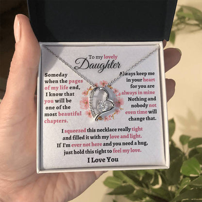 Gift For Daughter - Feel My Love Forever Love Necklace