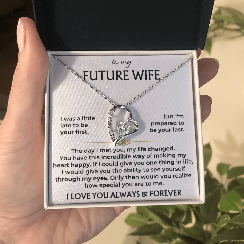 To My Future Wife - Forever Love Gift Set - Ss503V2 Forever Love Necklace