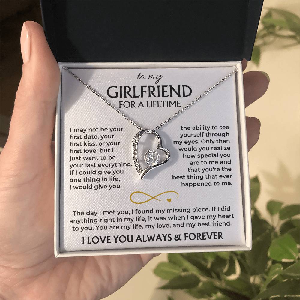 To My Girlfriend - Forever Love Gift Set - Ss577V2 Forever Love Necklace