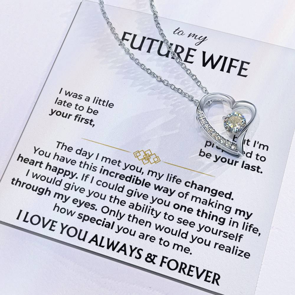 To My Future Wife - Forever Love Gift Set - Ss503V2 Forever Love Necklace