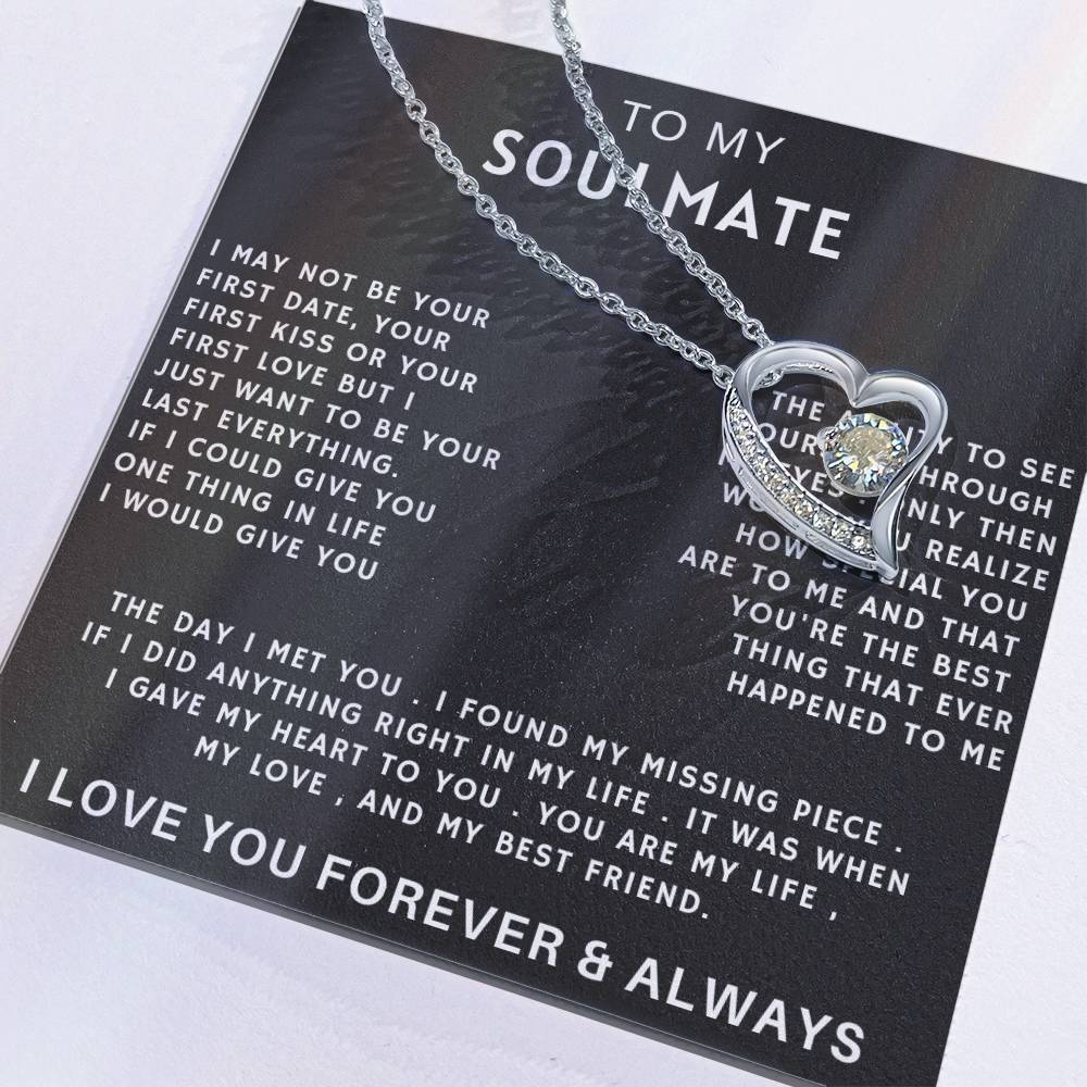 Beautiful Soulmate Forever Love Necklace