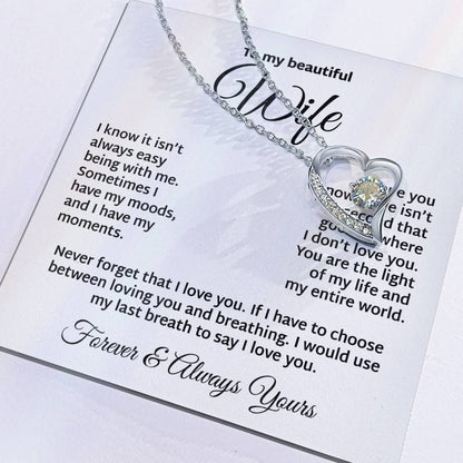The Light Of My Life  To My Wife Necklace Forever Love Necklace