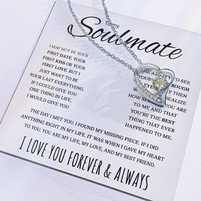 To My Soulmate  My Life My Love My Best Friend  Forever Love Necklace Forever Love Necklace