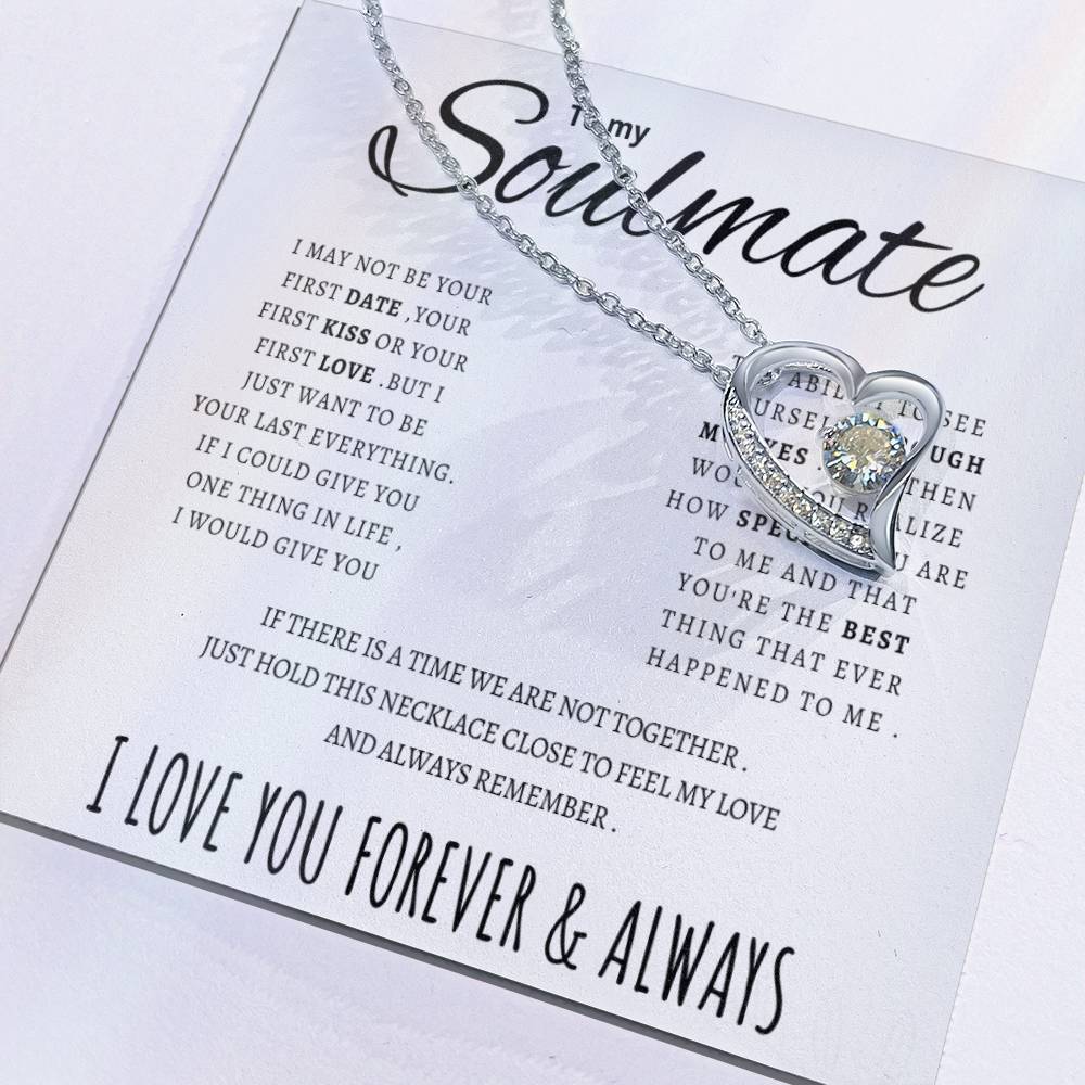To My Soulmate  Forever Love Necklace Forever Love Necklace
