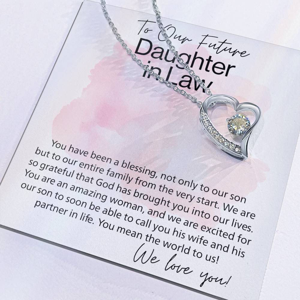 To Our Future Aughter In Law Forever Love Necklace