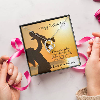 Meaningful Gift For Mom Mothers Day Gift For Mom Who Has Everything Necklace For Mom From Daughter Sentimental Gift For Mom Thanks Forever Love Necklace