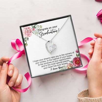 Graduation Gift For Girls Graduation Day Necklace 1 Forever Love Necklace