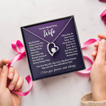 Gift For Wife Your Last Everything Forever Love Necklace