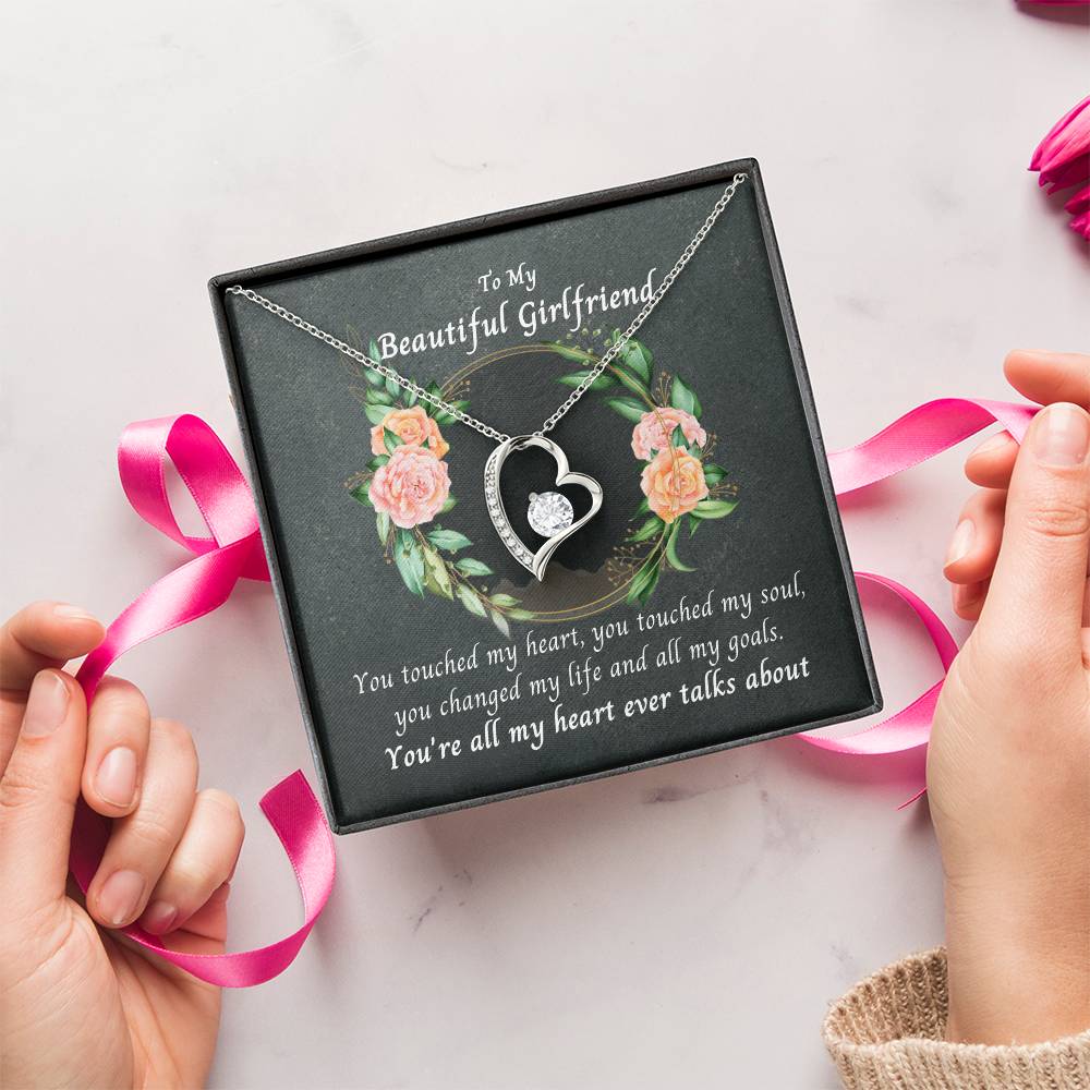 Beautiful Girlfriend Necklace Forever Love Necklace