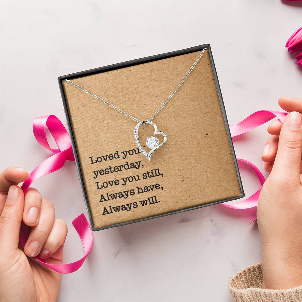 The Always Will Necklace - Customize Gift For Your Loved One ?? Forever Love Necklace