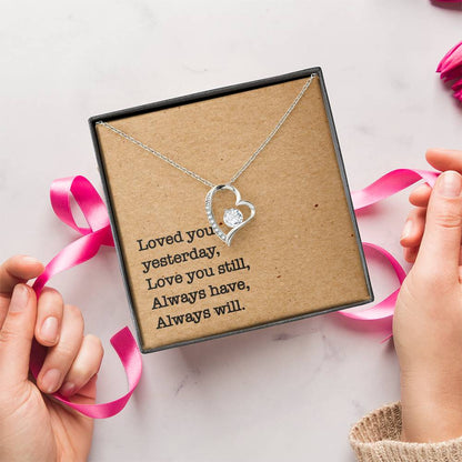 The Always Will Necklace - Customize Gift For Your Loved One ?? Forever Love Necklace