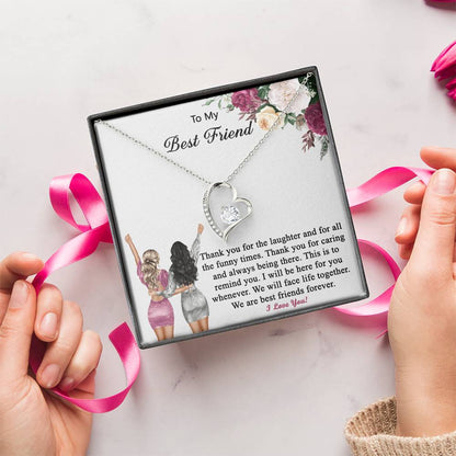 Gift For Best Friend Friend Necklace 1 Forever Love Necklace