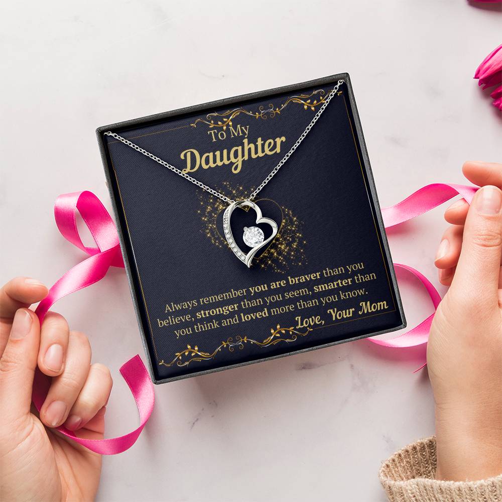 Best Gift For Daughter From Mom Forever Love Necklace