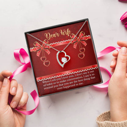 Anniversary Gift For Soulmate Forever Love Necklace