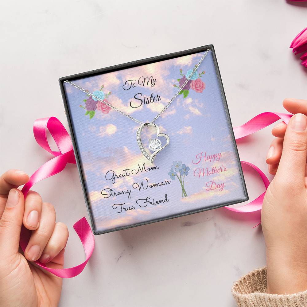 Mother's Day Gift For Sister Forever Love Necklace