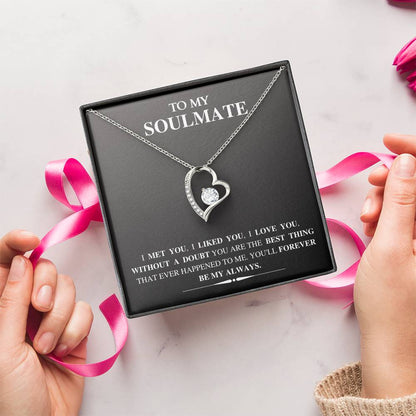 To My Soulmate - Forever Love Necklace 1 Forever Love Necklace