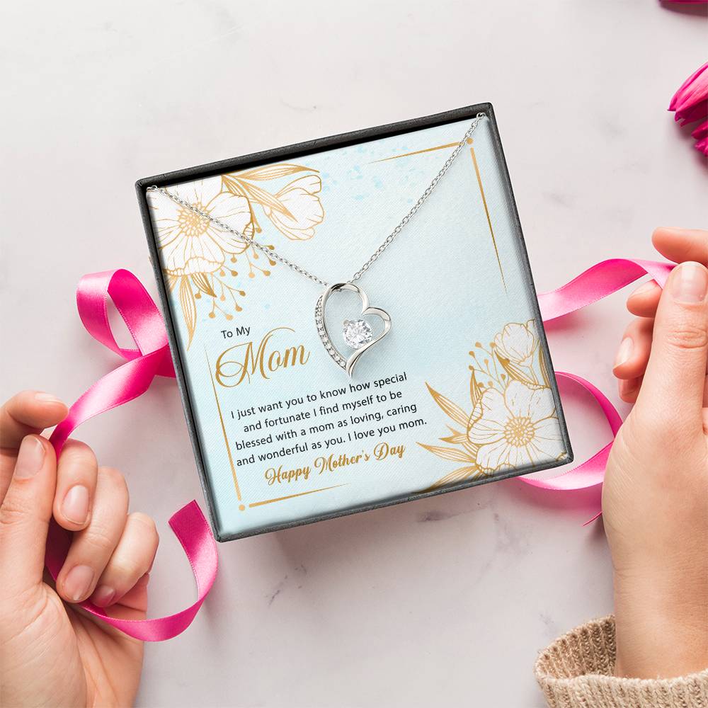 Mother Necklace Customize Gift?? Mother's Day Gift Alluring Necklace Forever Love Necklace
